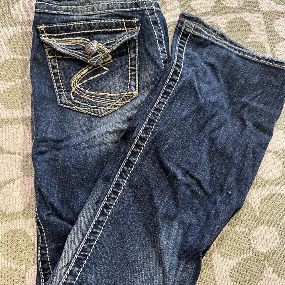 Silver jeans